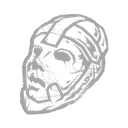 Masque de fer sinistre